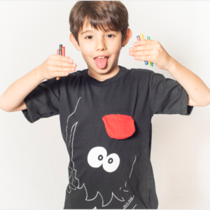 Remera Negra de Mounstruo