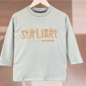 Remera Ser Libre Braille Verde