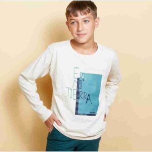 Remera de algodón natural Mi Tierra